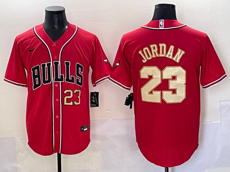 Men 2025 Chicago Bulls #23 Jordan Red Joint Name Nike NBA Jersey style 6